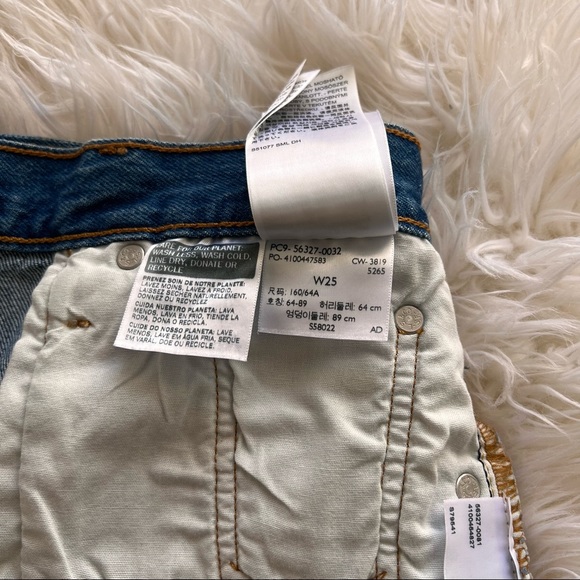 SOLD Levi's Premium 501 Women's Shorts 25 - Picture 7 of 9